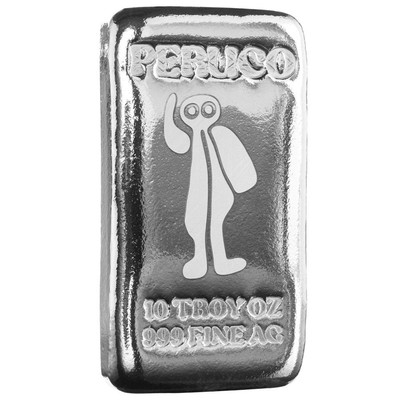 10 oz Silver Bar PERUCO - The Astronaut .999 Silver Bullion Bar