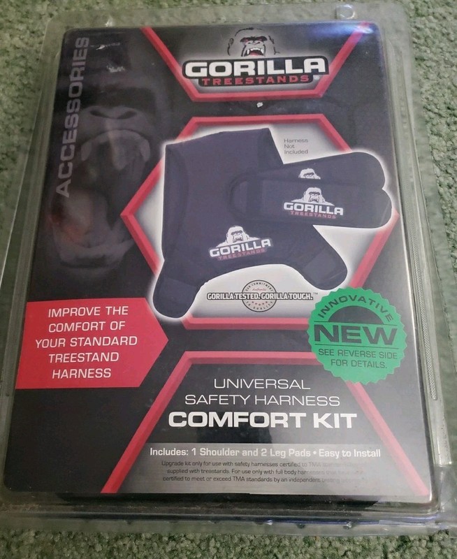 GORILLA Universal Safety Harness Comfort Kit. Contains 1-Shoulder Pad 2-Leg. New