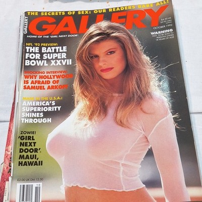 Gallery Magazine October 1992 English Men's Interest Adult Content Sex Topic