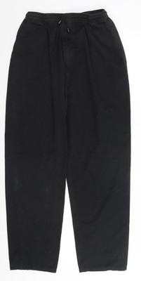 Schwarze Herrenhose UK Größe M Russums Regular Fit