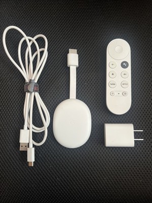 Google Chromecast with Google TV 4K UHD Media Streamer - Snow