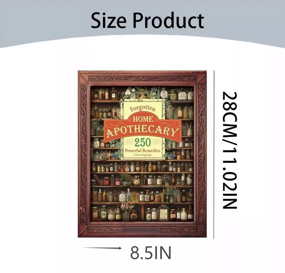 Forgotten Hom- Apσthecary:250-Powerful Remedies By  Nicole Apelian=PhD -A4 Size - Image 2 of 4