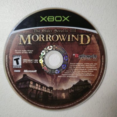 The Elder Scrolls III Morrowind Xbox Video Game RPG Open World