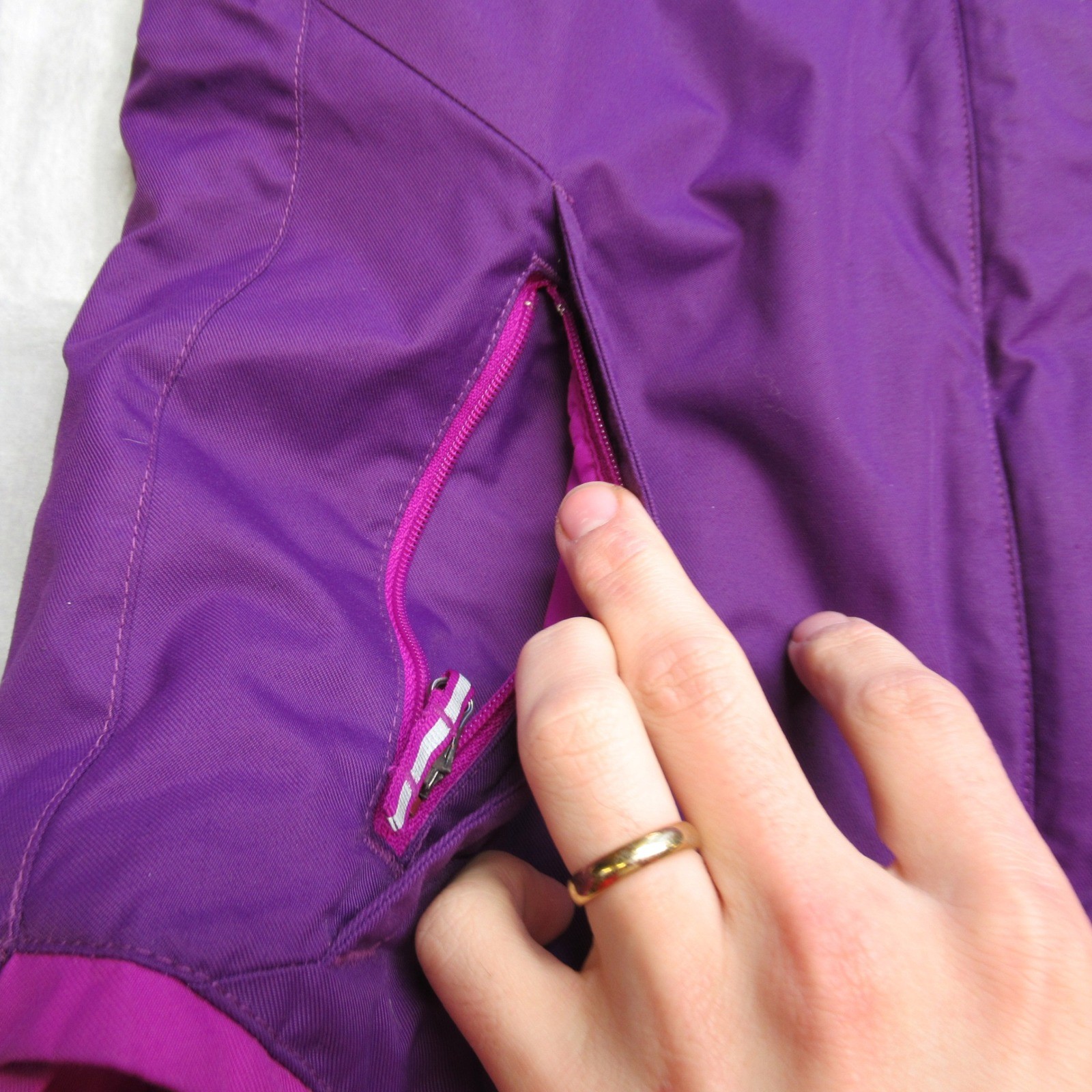 Columbia Jacket Girls Medium Purple Omni Heat Insulated Waterproof Alpine Action thumbnail 7