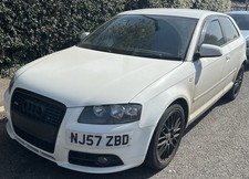 AUDI A3 S Line 2007 2.0 TDI 6 Speed Manual 3 Door Hatchback For Sale