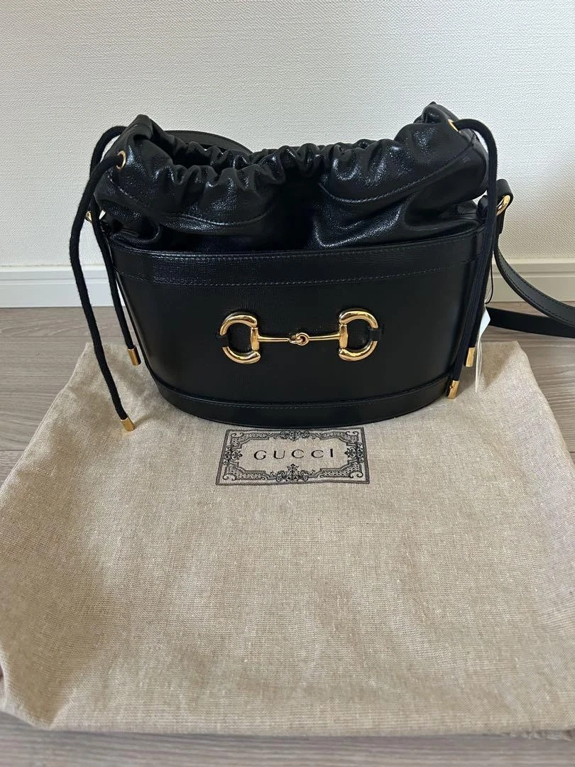 Gucci Horsebit métal ferrures cuir cordon bandoulière sac pochette #PGDXS3