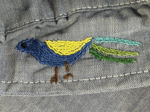 VINTAGE BIG MACK JC PENNEY HAND EMBROIDERED BUTTON FRONT 70'S SHIRT 45" CHEST - Picture 15 of 18