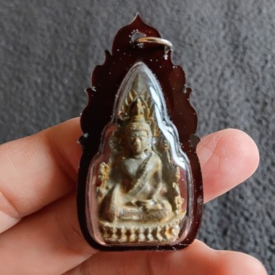 Thai Bronze Buddha Amulett Luang Phor Phra Phuttha