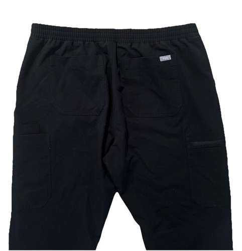Pantalón FIGS MUJER Negro Parte Inferior Exfoliante Grande L Usado en Excelente Condición Colección Táctica - Imagen 5 de 5