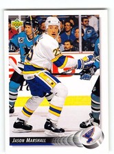 Jason Marshall 1992 St. Louis Blues #68