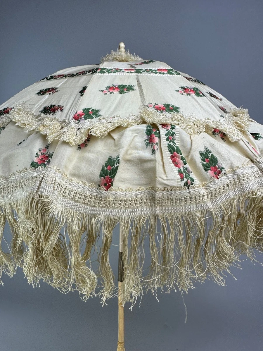 Ombrellino Lolita Da Viaggio Pieghevole – Pizzo, Fiori Stampati 3D, Protezione UV E Pioggia, Con Custodia, Diametro 90 Cm