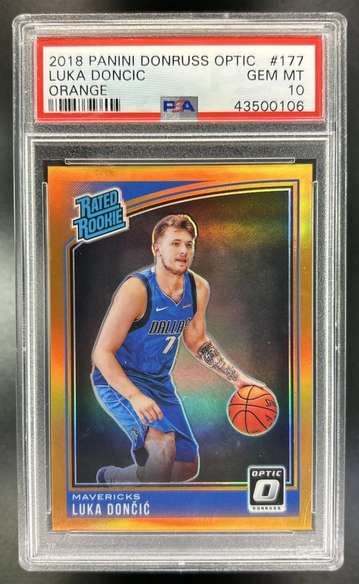 Luka Dončić 10 Graded Basketball Rookie Sports Trading Cards