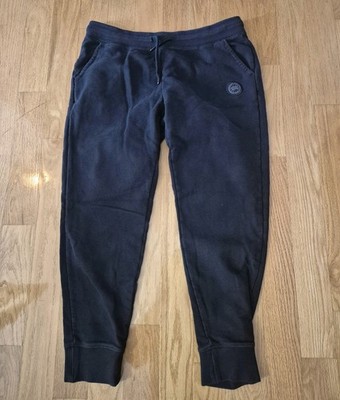 Canada Goose Huron Logo Patch Men's Joggers Sweatpants Black Size XL