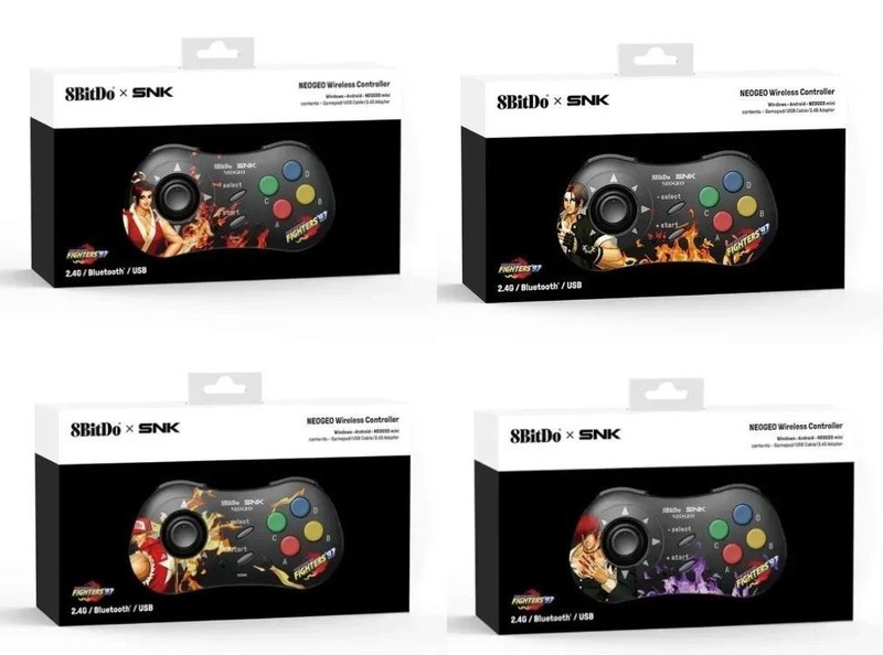 Set of 4 8BitDo NEOGEO Wireless Controller CY-8BDNWC NEOGEO Mini/PC