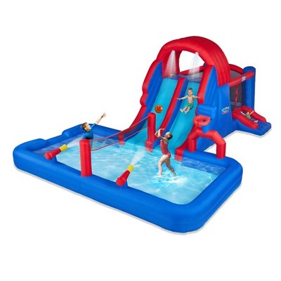Sunny & Fun Ultra All-Play Inflatable Water Slide Park   Heavy-Duty for Outdo...