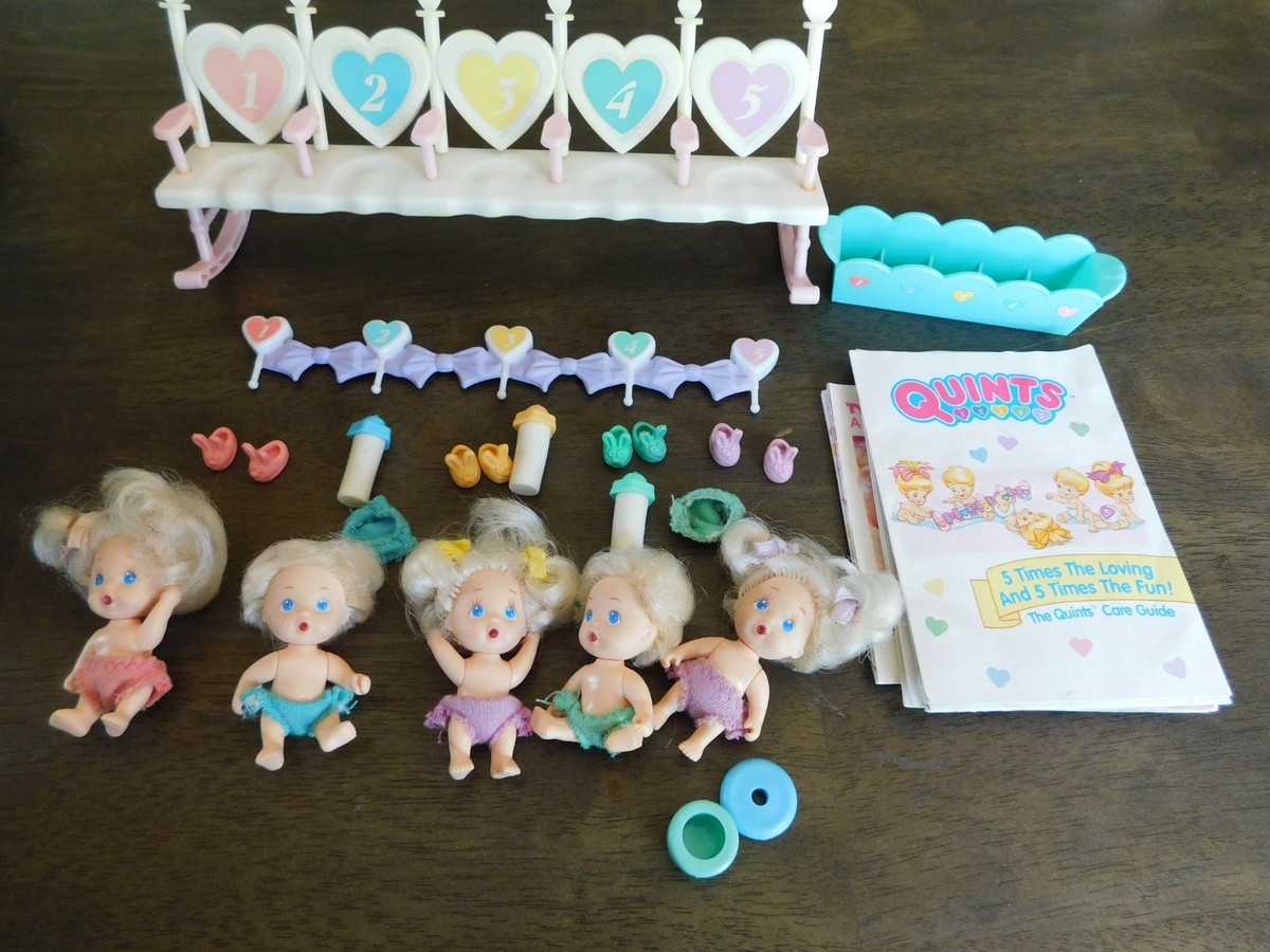 Lot De 15 Mini Poupées Quints TYCO - Vintage Années 1990