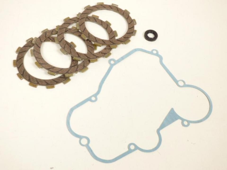 Kit embrayage moto Derbi 50 pour moteur Euro2 avant 2005 comprenant disques et joint