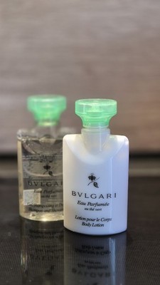 Bvlgari Eau De Parfum - Au The Vert  40ml Reisegröße Body Lotion und Shampoo