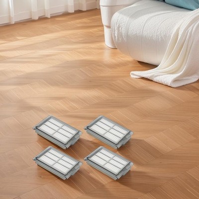 Pack of 4 Washable Vacuum Cleaner Filters for Everybot Q9 For Conga 20090 ProAI