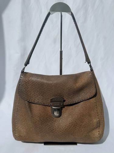 Prada Vintage Pecary Easy Scamosciato Hobo Bag