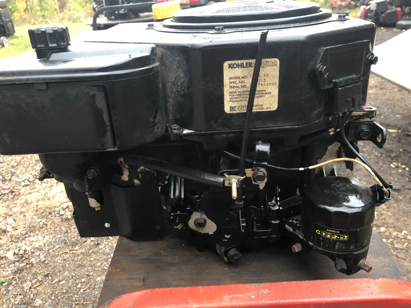 John Deere STX38 12.5HP Motor Engine Kohler Command CV12.5s CV12.5 1215