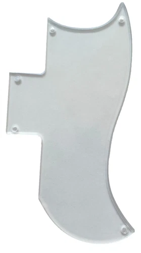 For 1 Ply Gibson SG ‘61 Reissue Style Guitar Pickguard Scratch Clear Transparent