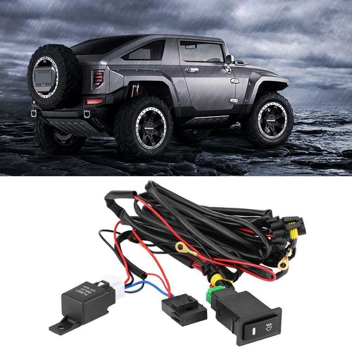 12V Universal Auto Kabelbaum Nebelscheinwerfer Relais Nachrüstung Kabelsatz - Bild 4 von 12