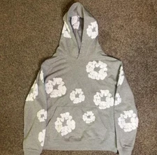 Denim Tears Hoodie Gray size Large Authentic