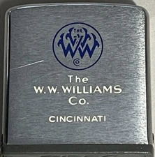 ZIPPO RULE THE W.W. WILLIAMS CO. CINCINNATI BRUSHED CHROME TAPE MEASURE 823S