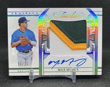 2024 Panini Flawless MAX MUNCY Prospect 3 Color PATCH On-Card AUTO /75 Athletics
