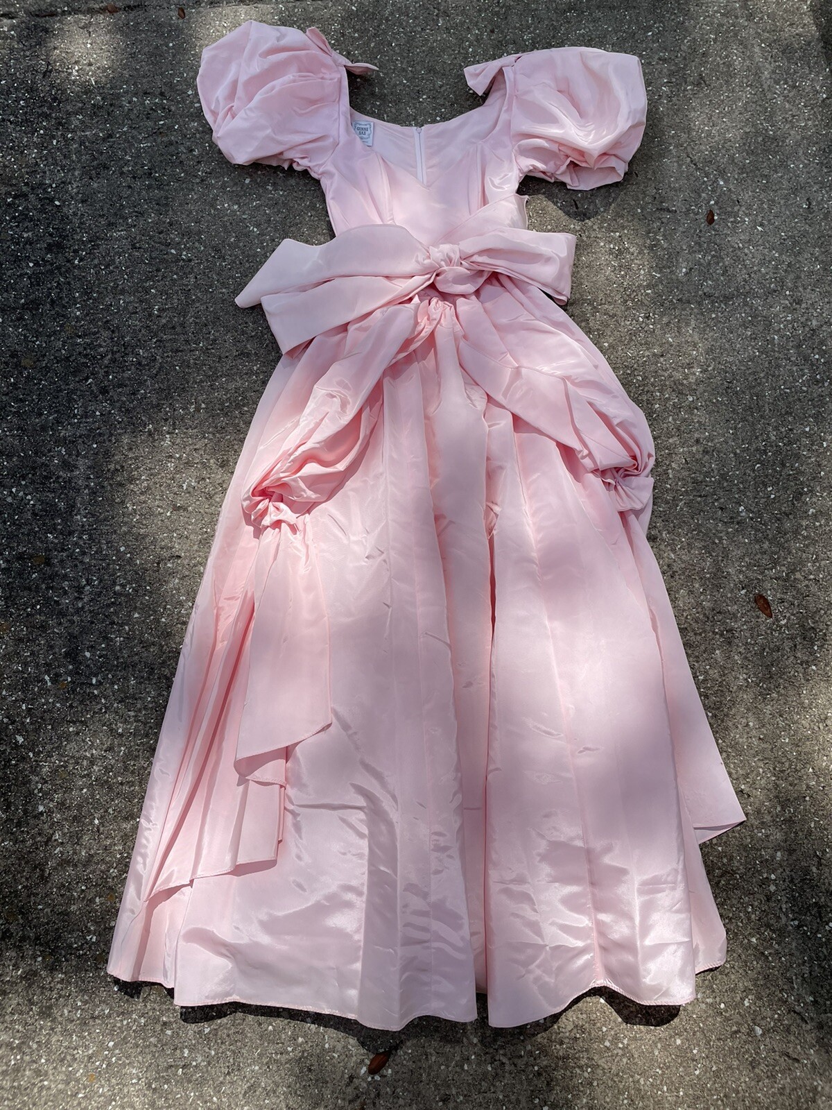 Vintage Gunne Sax By Jessica Dress Pink Bows Pretty R… - Gem