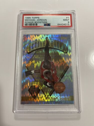 1995 Topps Michael Jordan Power Boosters #1 PSA 9 - Afbeelding 1 van 2