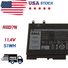 Genuine R8D7N W8GMW Battery For Dell Latitude 15 5500 5510 Precision 3540 51Wh