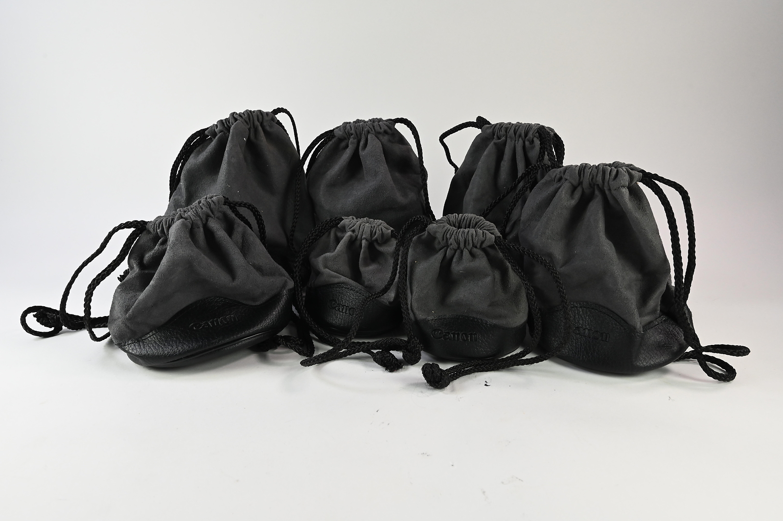 Lot of Canon Slip-On Lens Soft Cover Pouches #G975