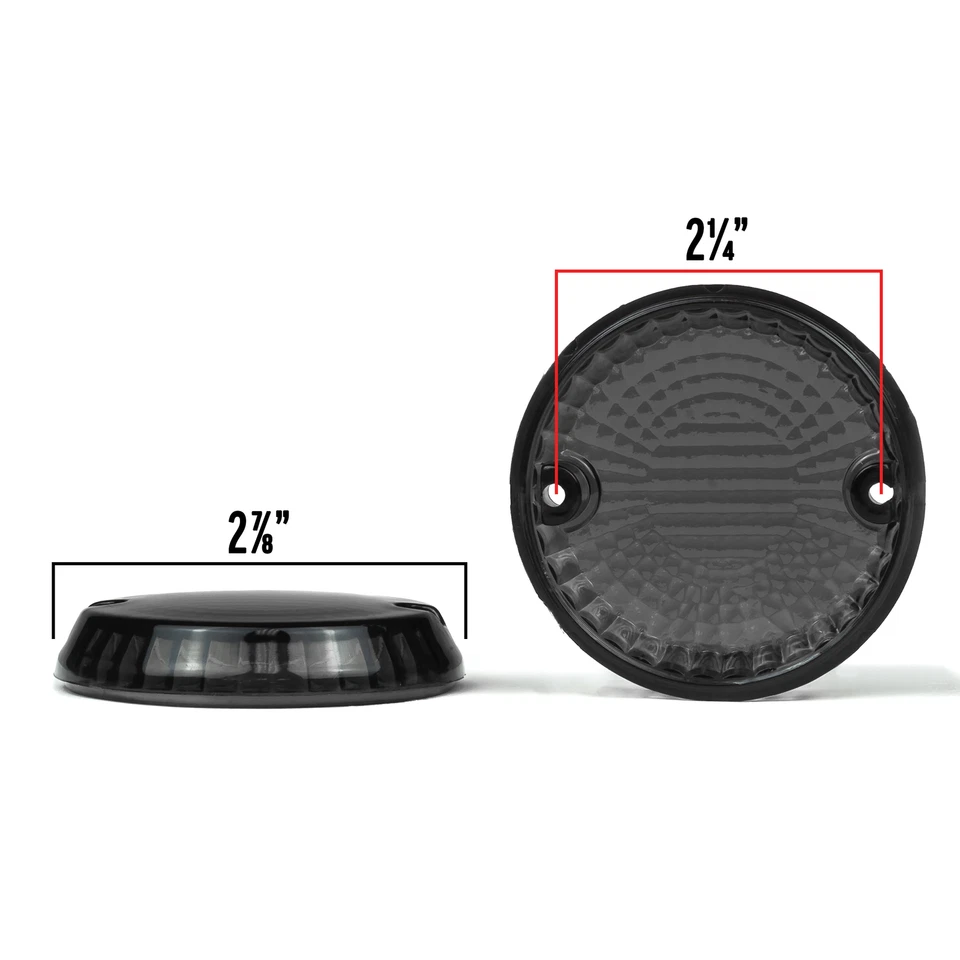 Cubiertas de lentes delanteras traseras para moto Kawasaki Vulcan 500 750 800 Foto 3 de 4