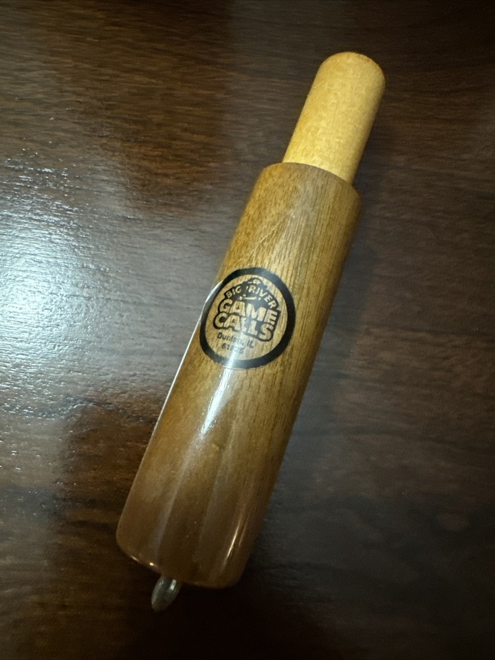 Vintage BIG RIVER GAME CALLS 4” Wood duck eBay