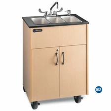 Ozark River Portable Sinks® Premier 3 Portable Hand Sink -Maple