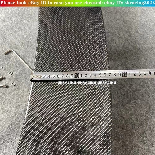 Fits Kia Stinger 2018-2023 DUCKBILL REAL CARBON FIBER REAR TRUNK SPOILER WING - Picture 17 of 24