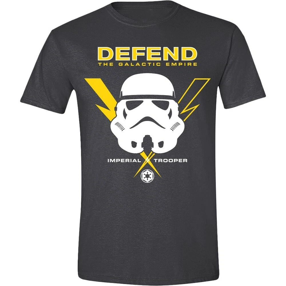 Star Wars Maglietta Uomo Maniche Corte – Stampa Retrò Con Darth Vader, Luke Skywalker E Yoda – Abbigliamento Ufficiale Fan