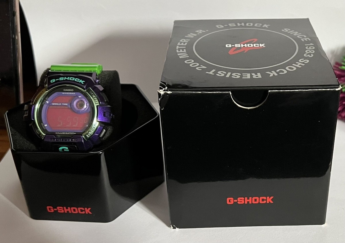 Casio G-Shock Crazy Colors Green / Purple Watch G-8900SC-6 Casio G-Shock Crazy Colors Green / Purple Watch G-8900SC-6