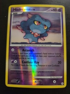 Pokemon TCG Card 2007 Diamond & Pearl - Misdreavus 91/130 Reverse Holo