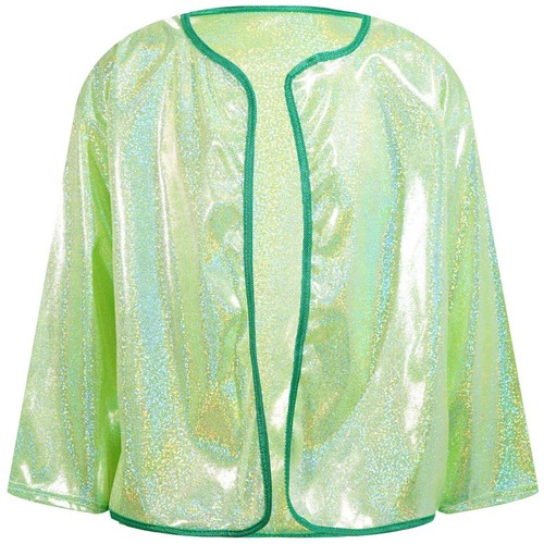 Kids Girls Shrug Long Sleeve Outerwear Sparkle Cardigan Glittery Costume Dance - Picture 82 of 91