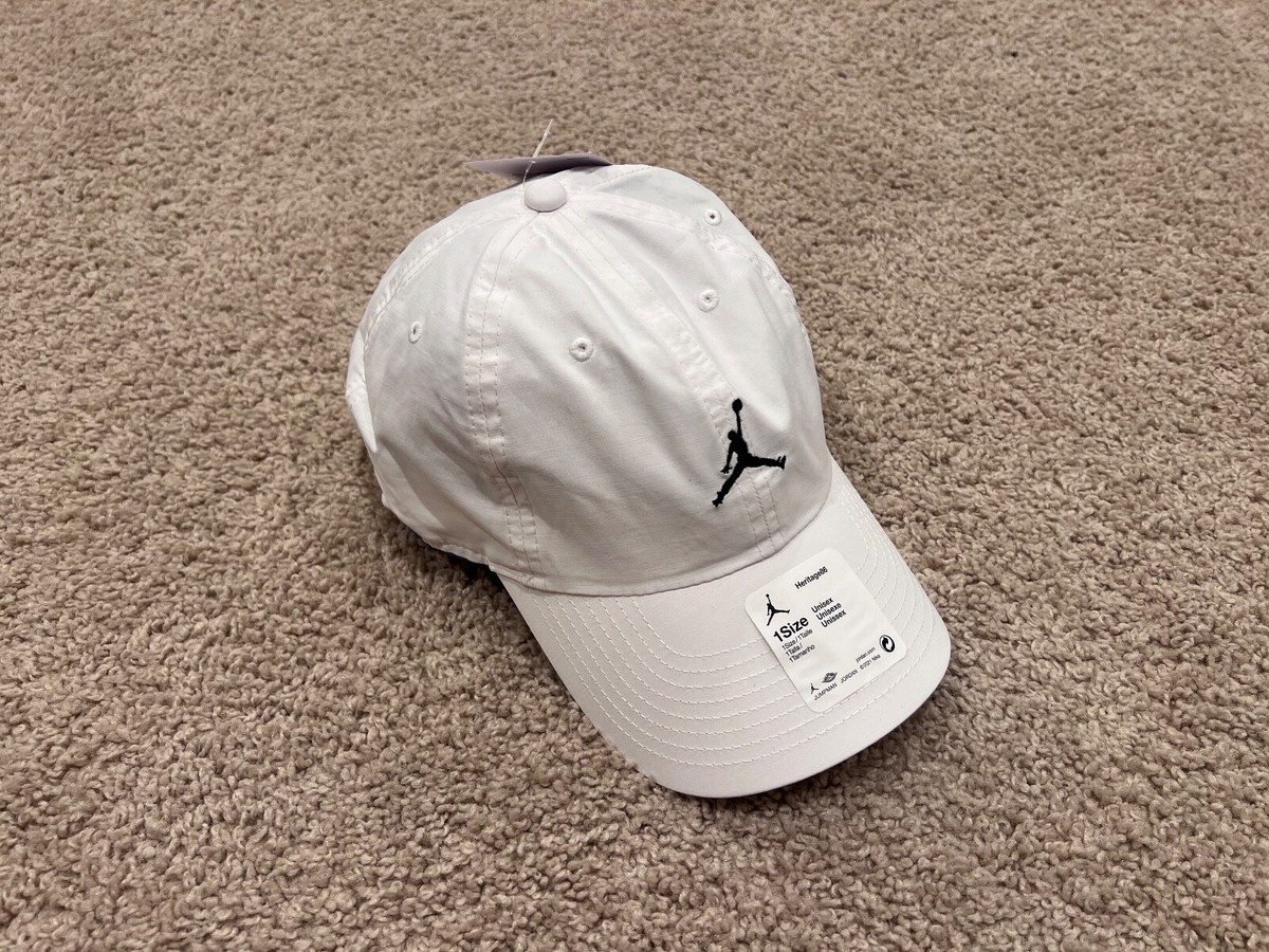 Nike Air Jordan white black Jumpman Bulls baseball hat cap 23 Luka