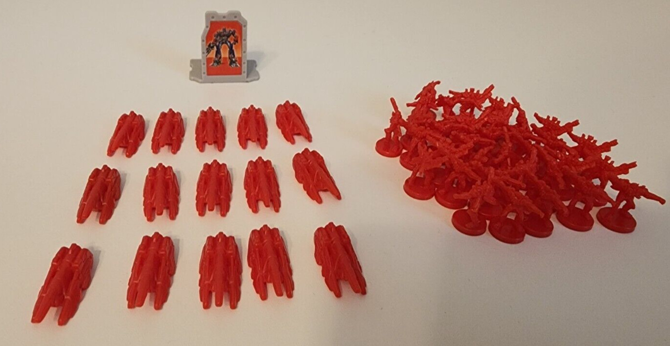 50 Red Army Optimus Prime Leader For Risk Transformers Cybertron Battle Edition