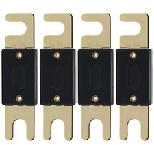 4x 300 Amp ANL Inline Gold Plated Electrical Protection Fuse Blade for Vehicle
