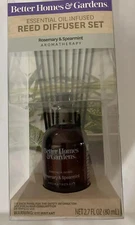 Better Homes & Gardens Essential Oil Infused Reed Diffuser Rosemary & Spearmint