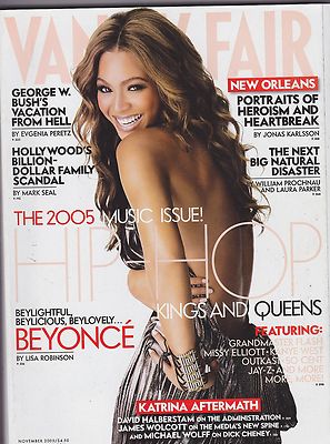 NOV 2005 VANITY FAIR magazine (no label ) - BEYONCE | eBay