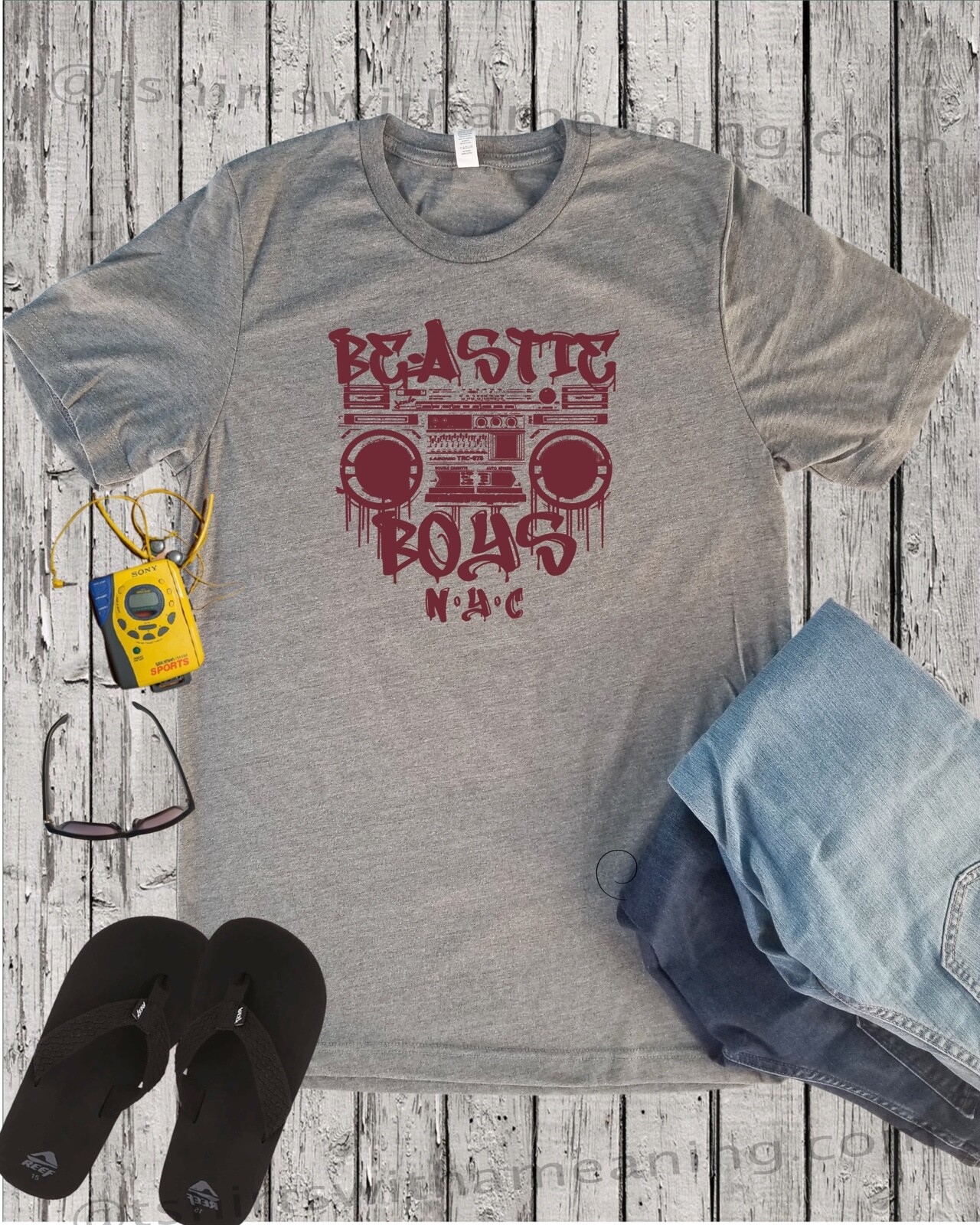 Beastie Boys Rap Hip hop New York 80s Rock Hello Brooklyn T-shirt