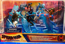 Disney Marvel Spider-Man Across the Spider Verse Deluxe Figure Toy Set 8 pezzi