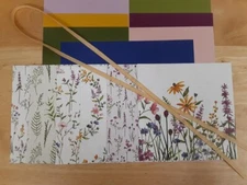 Stampin Up! DAINTY FLOWERS  6 X 6" Designer Paper Card Kit Ribbon RARE